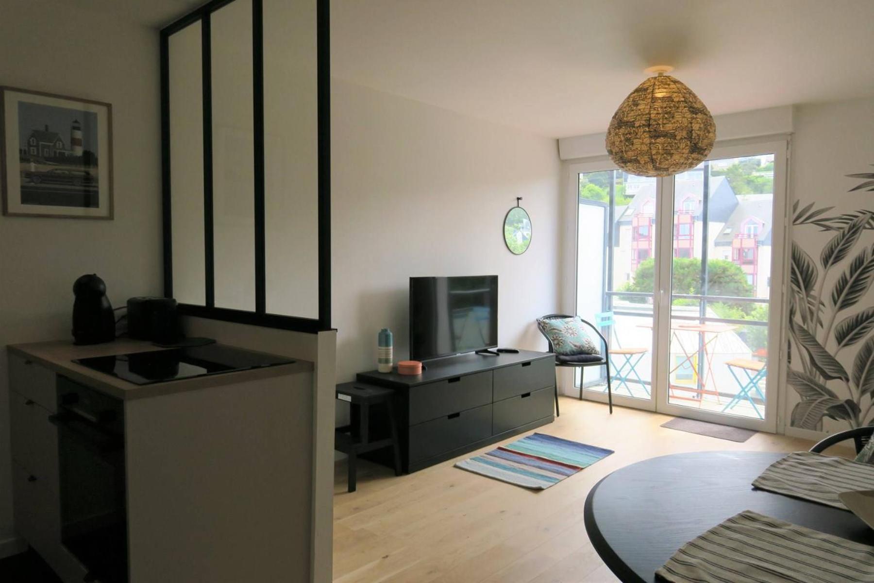 Bel Appartement Neuf Plage De Trestraou A Perros-Guirec - Ref 862 Eksteriør billede